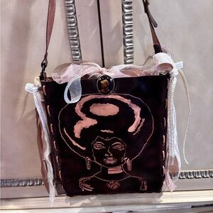 Stunning‎ Tooled Leather WA Bag/Purse